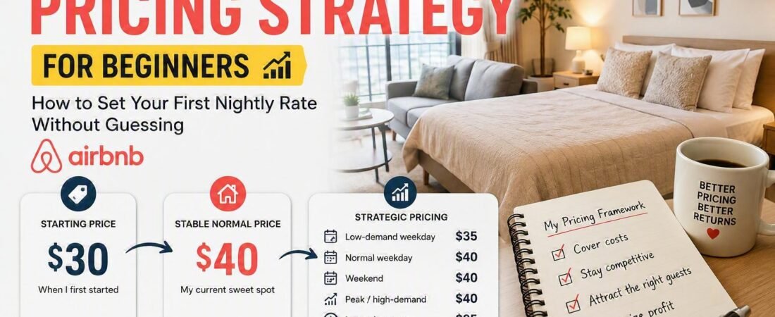 Airbnb Pricing Strategy for Beginners: How to Set Your First Nightly Rate