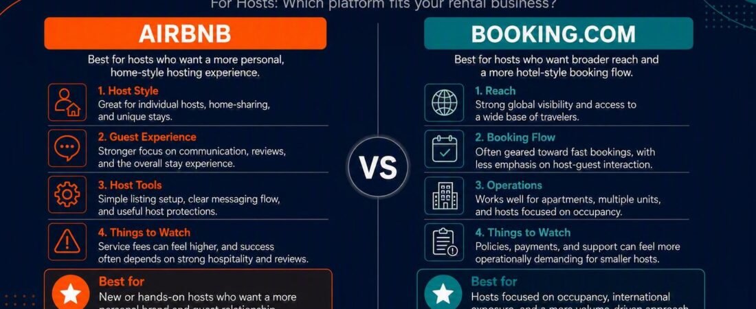 Airbnb vs Booking.com for New Hosts: Which to Use First?