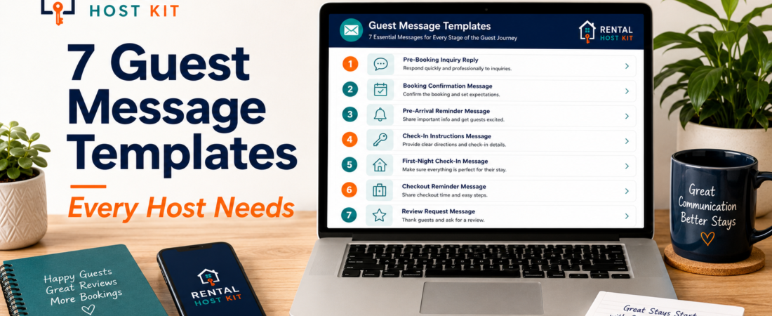 7 Short-Term Rental Guest Message Templates Every Host Needs