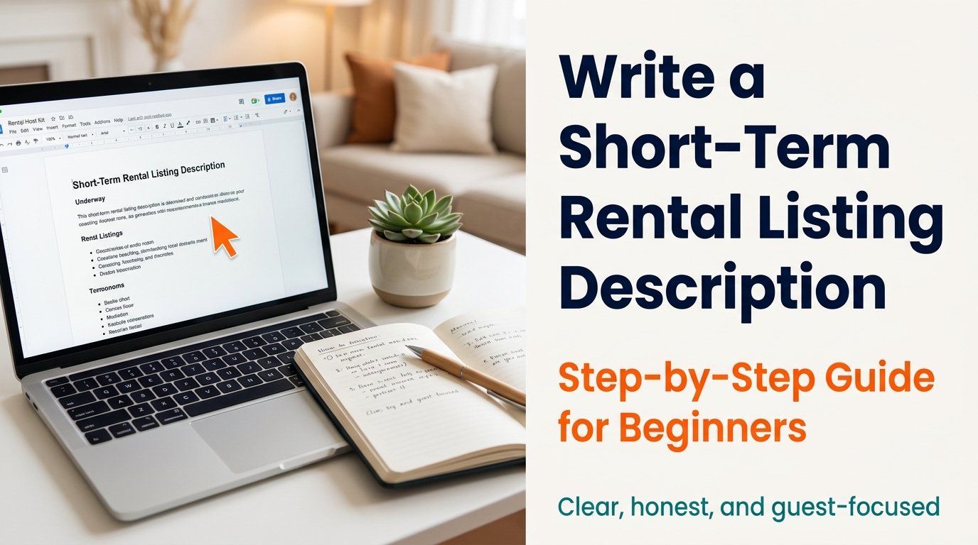 How to Write a Short-Term Rental Listing Description: Step-by-Step Guide for Beginners