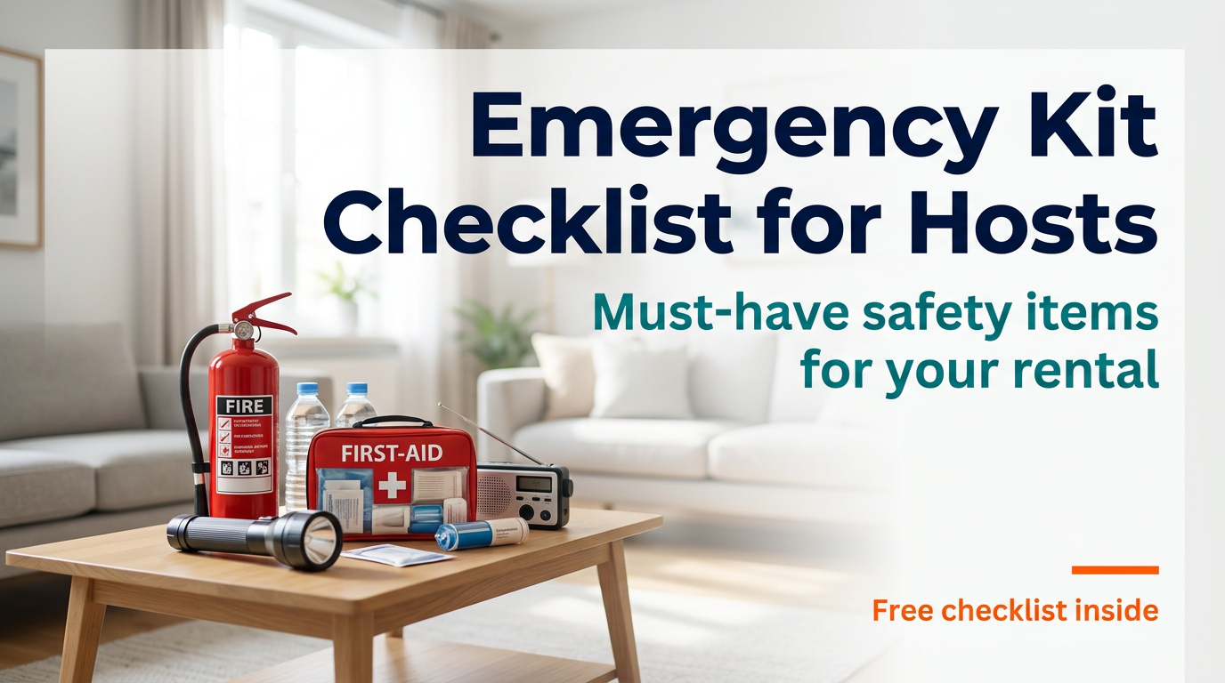 Short-Term Rental Emergency Kit Checklist for Hosts