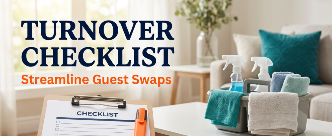 Short-Term Rental Turnover Checklist for Beginners