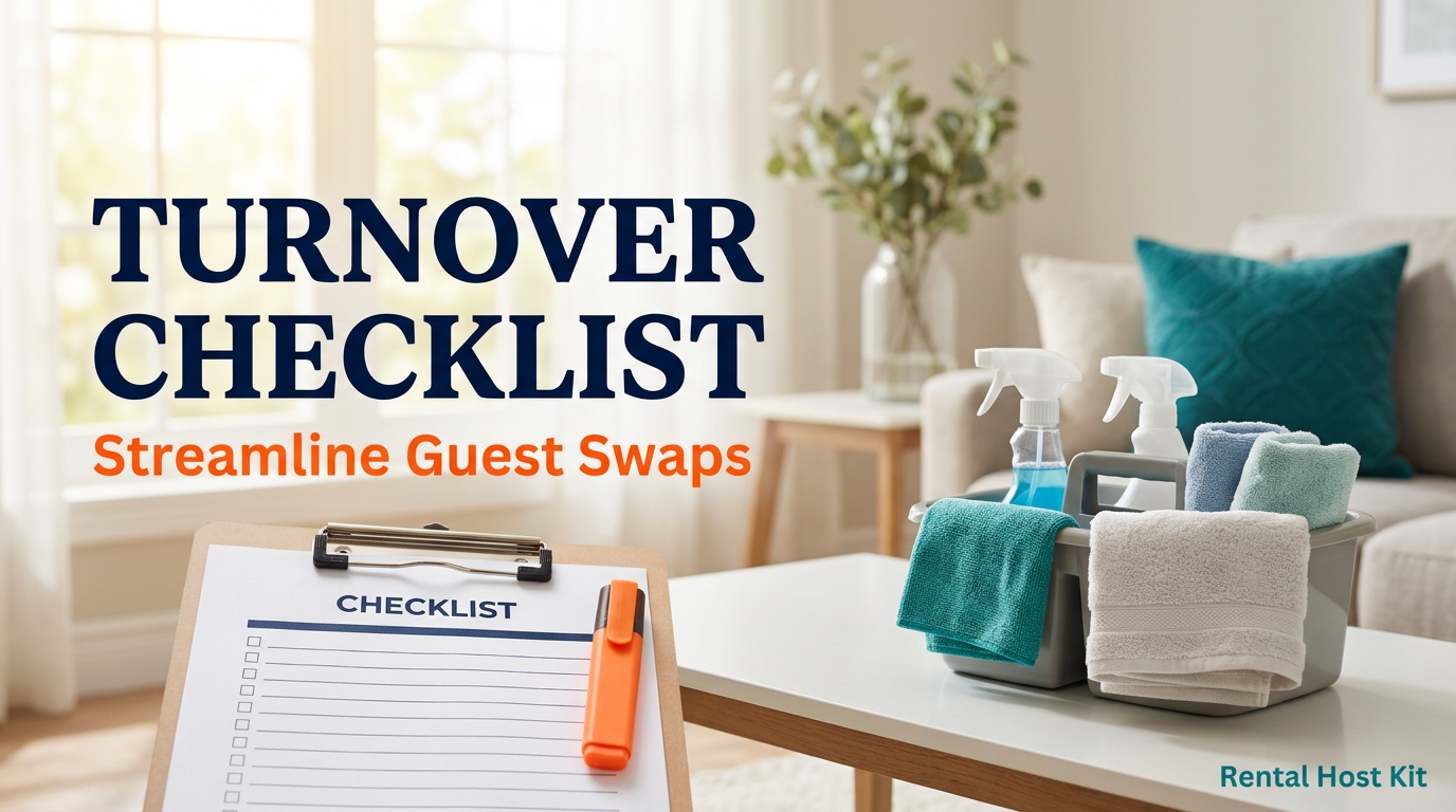 Short-Term Rental Turnover Checklist for Beginners